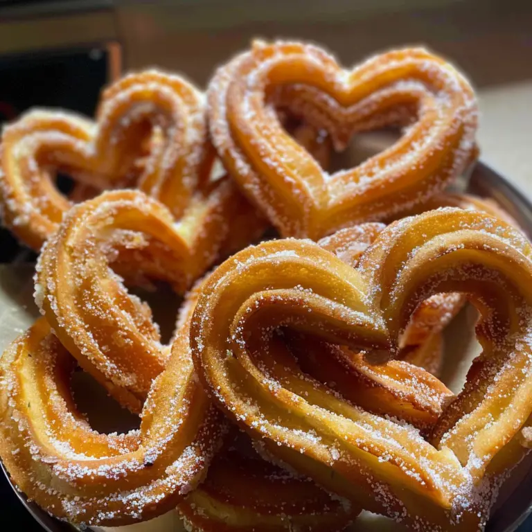 Heart Shaped Churros: Amazing and Delicious Sweet Treats