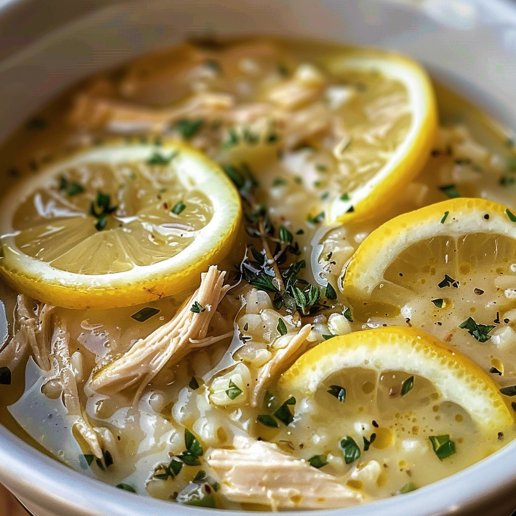Mediterranean Lemon Chicken Soup: A Creamy, Comforting Bowl of Sunshine - Mediterranean Lemon Chicken Soup: Amazing Comforting Delight