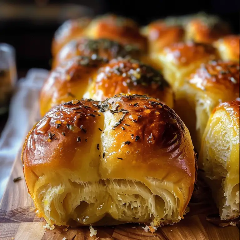 Amazing Salted Sage Honey Butter Brioche Rolls Recipe