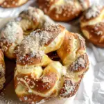Amazing Soft Pretzels with Parmesan and Hard Cider Cheese Delight