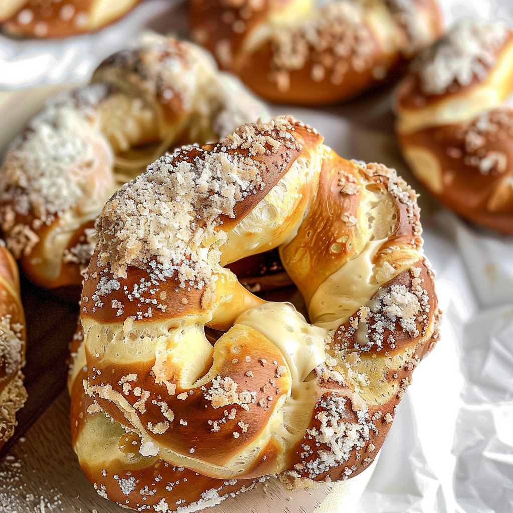 Amazing Soft Pretzels with Parmesan and Hard Cider Cheese Delight