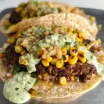 Amazing Street Corn Smash Burger Tacos for Delicious Flavor