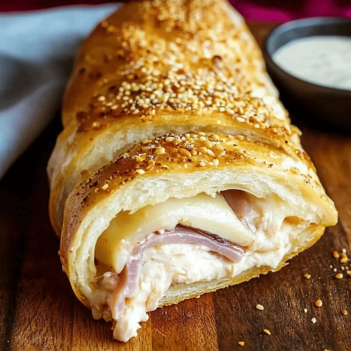 Delicious Chicken Cordon Bleu Stromboli Recipe You Can Make TodayZ