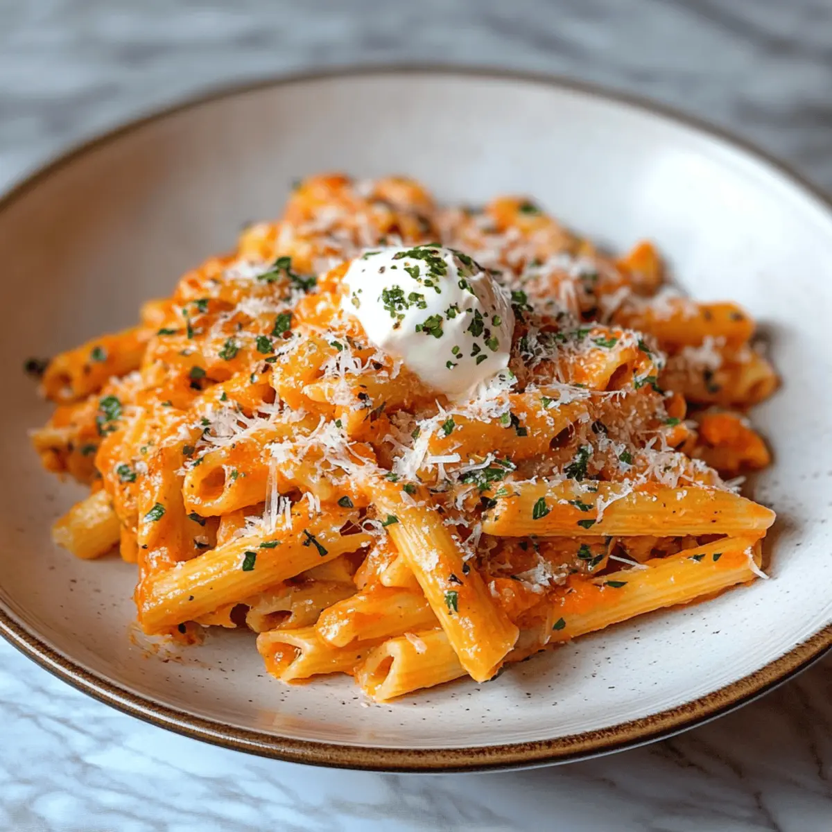 Deliciously Creamy Tomato Garlic Pasta in 35 Minutes or Less