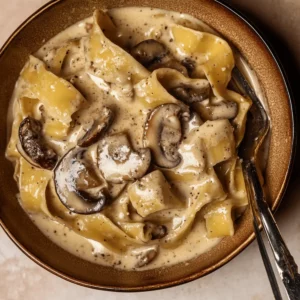 Gorgonzola Truffle Cream Sauce with Mushrooms