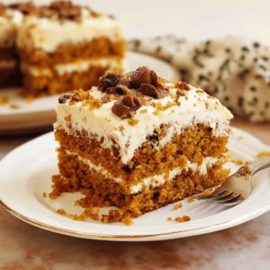 Pumpkin Spice Gooey Cake with Cream Cheese Frosting