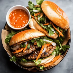Pork Banh Mi Burger