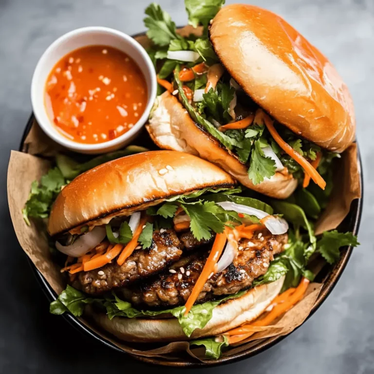 Pork Banh Mi Burger