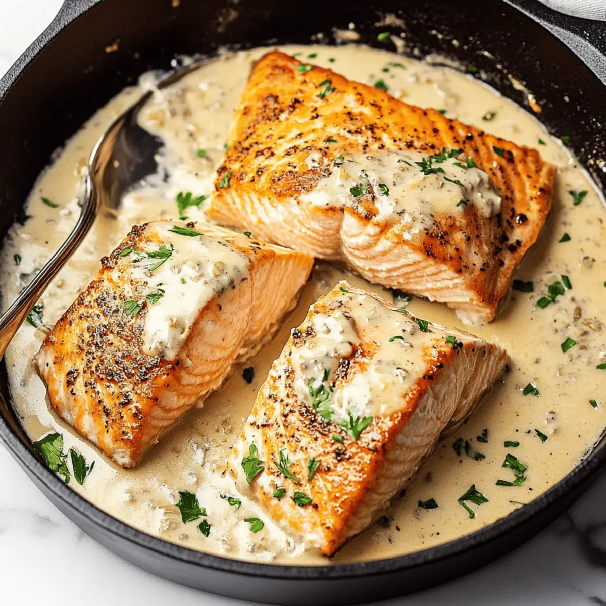 Baked Boursin Salmon
