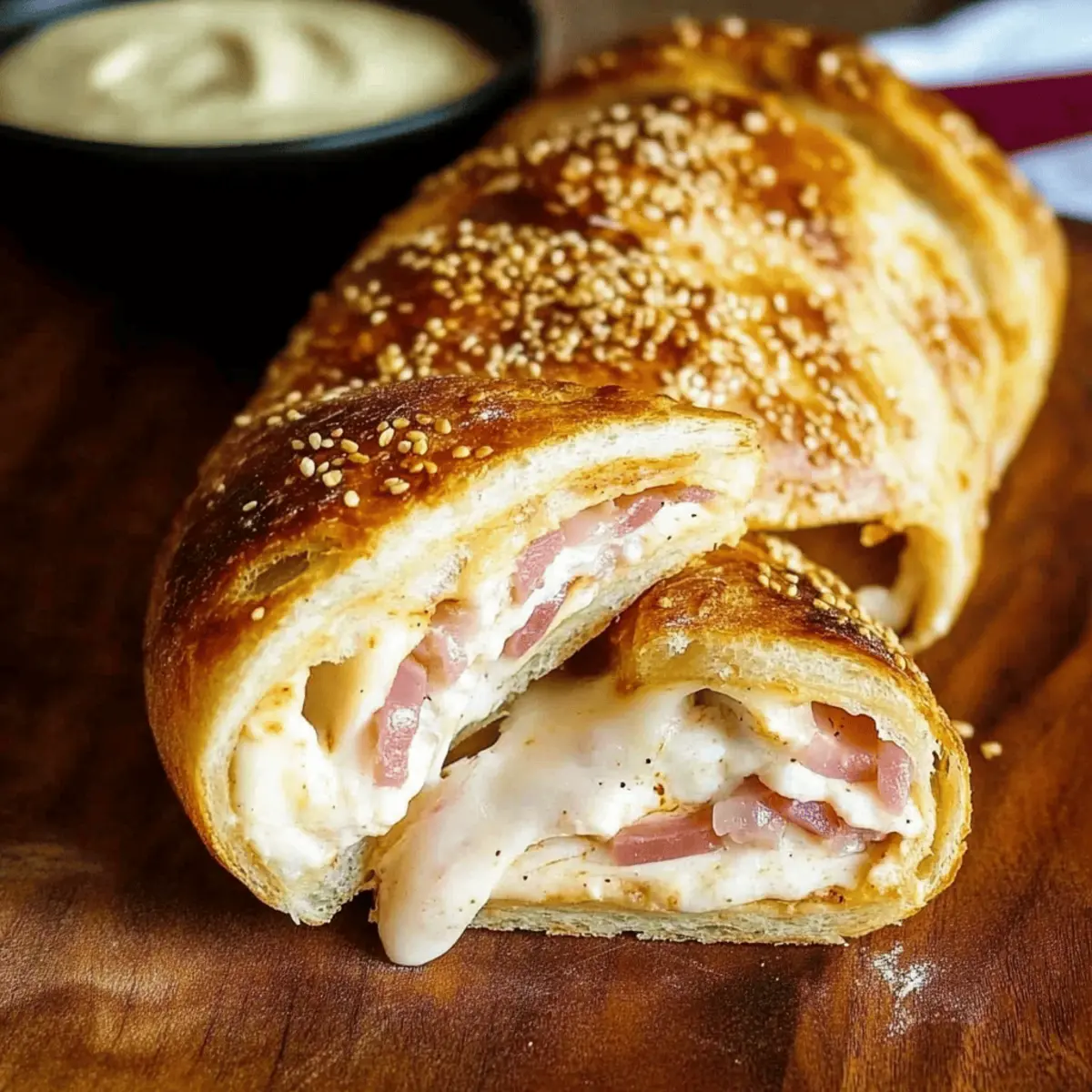 Delicious Chicken Cordon Bleu Stromboli Recipe You Can Make TodayZ