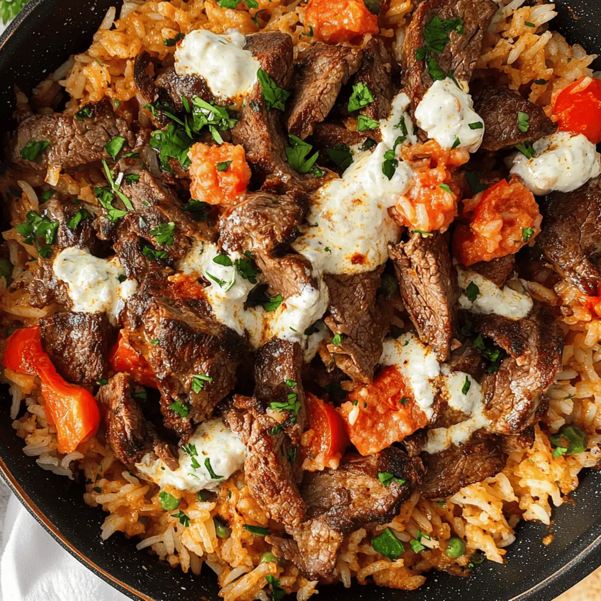 Savory Steak & Queso Rice Recipe for a Delicious Meal