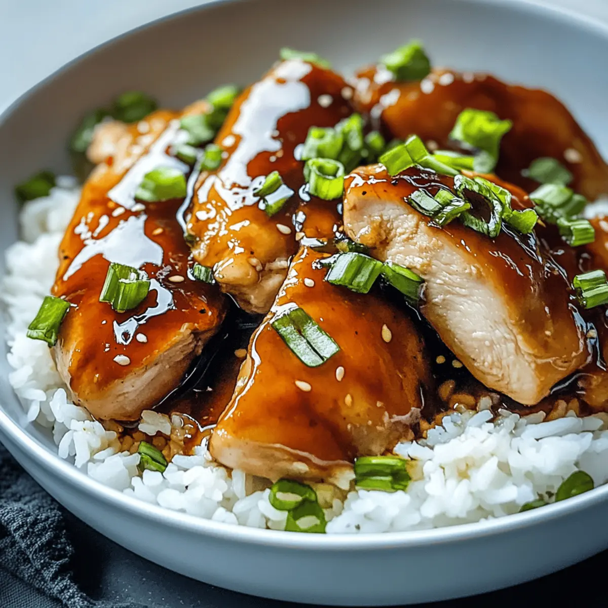 Caramelised Soy Chicken in Garlic Ginger Broth with Rice Recipe