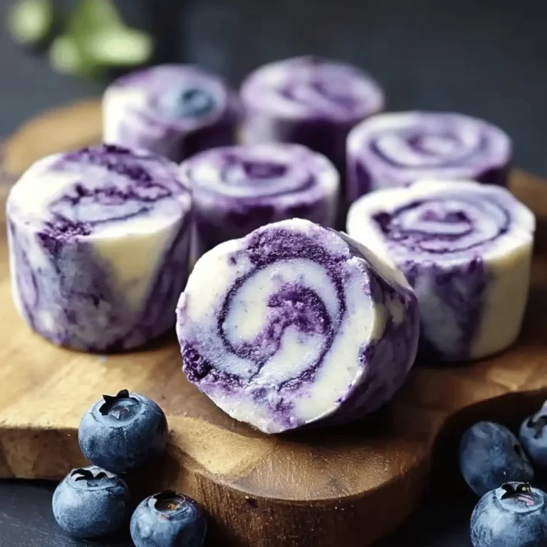 Blueberry Swirl Yogurt Bites