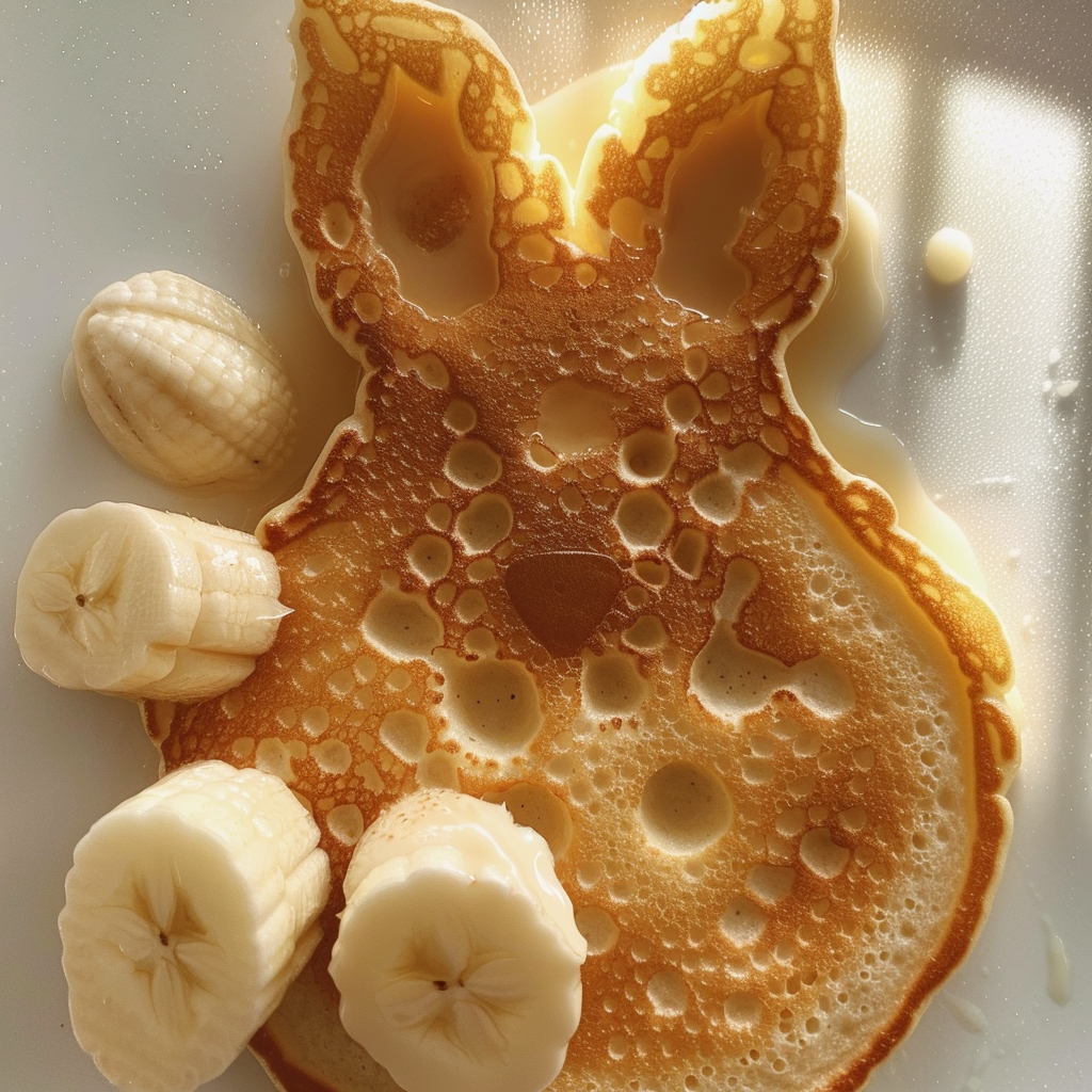 bunny pancakes