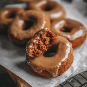 Pumpkin Donuts with Brown Sugar Glaze