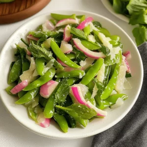 Simple Sugar Snap Pea Salad