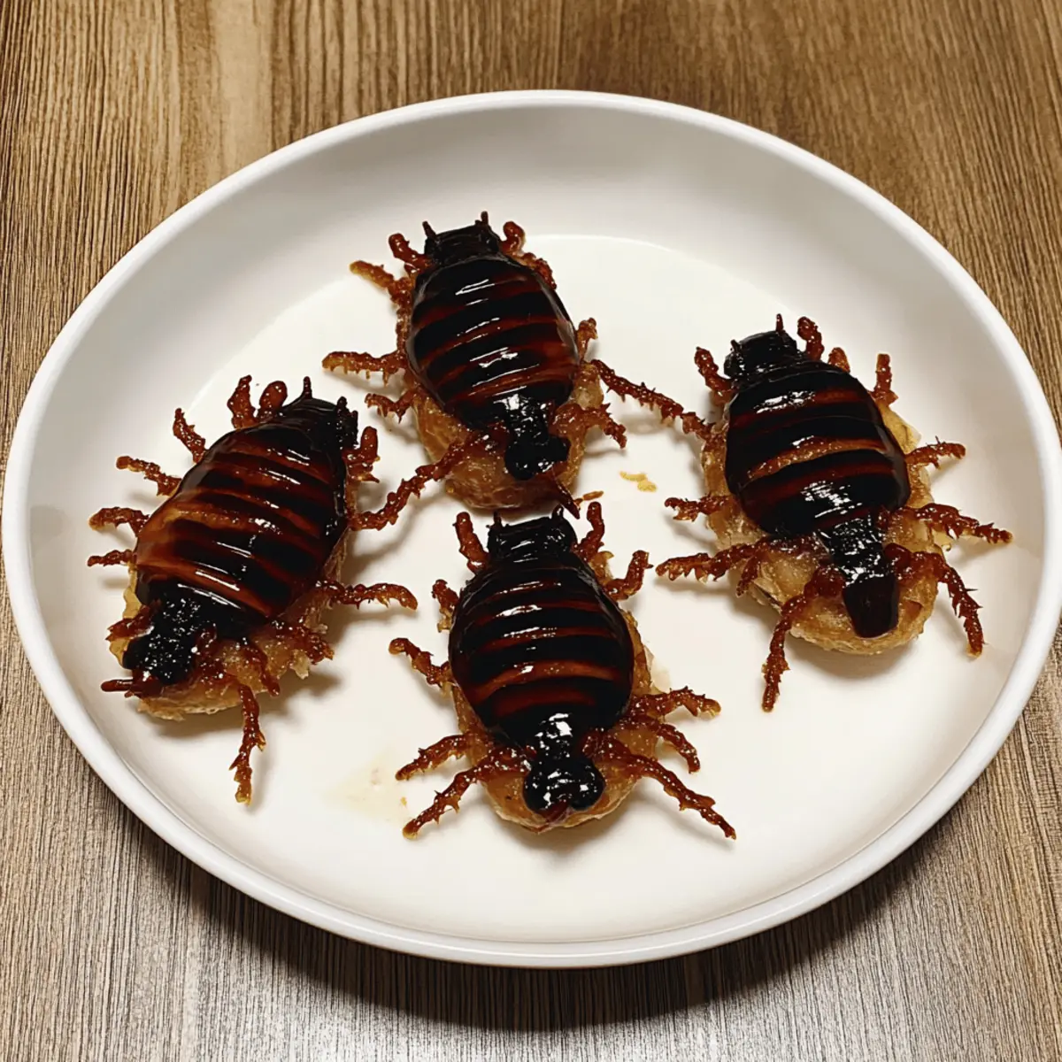 Halloween Crispy Fried Cockroach Donut Recipe for Spooky Treats