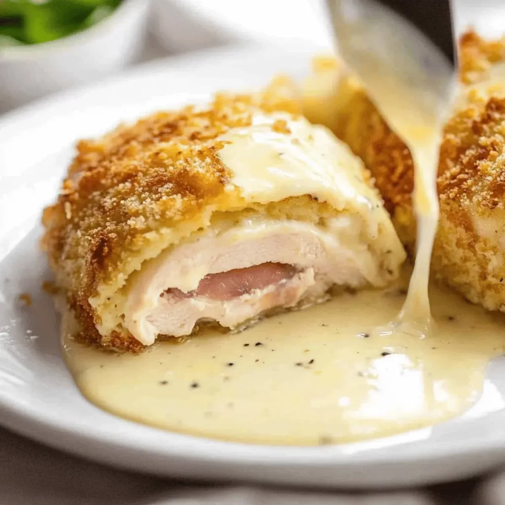 Baked Chicken Cordon Bleu