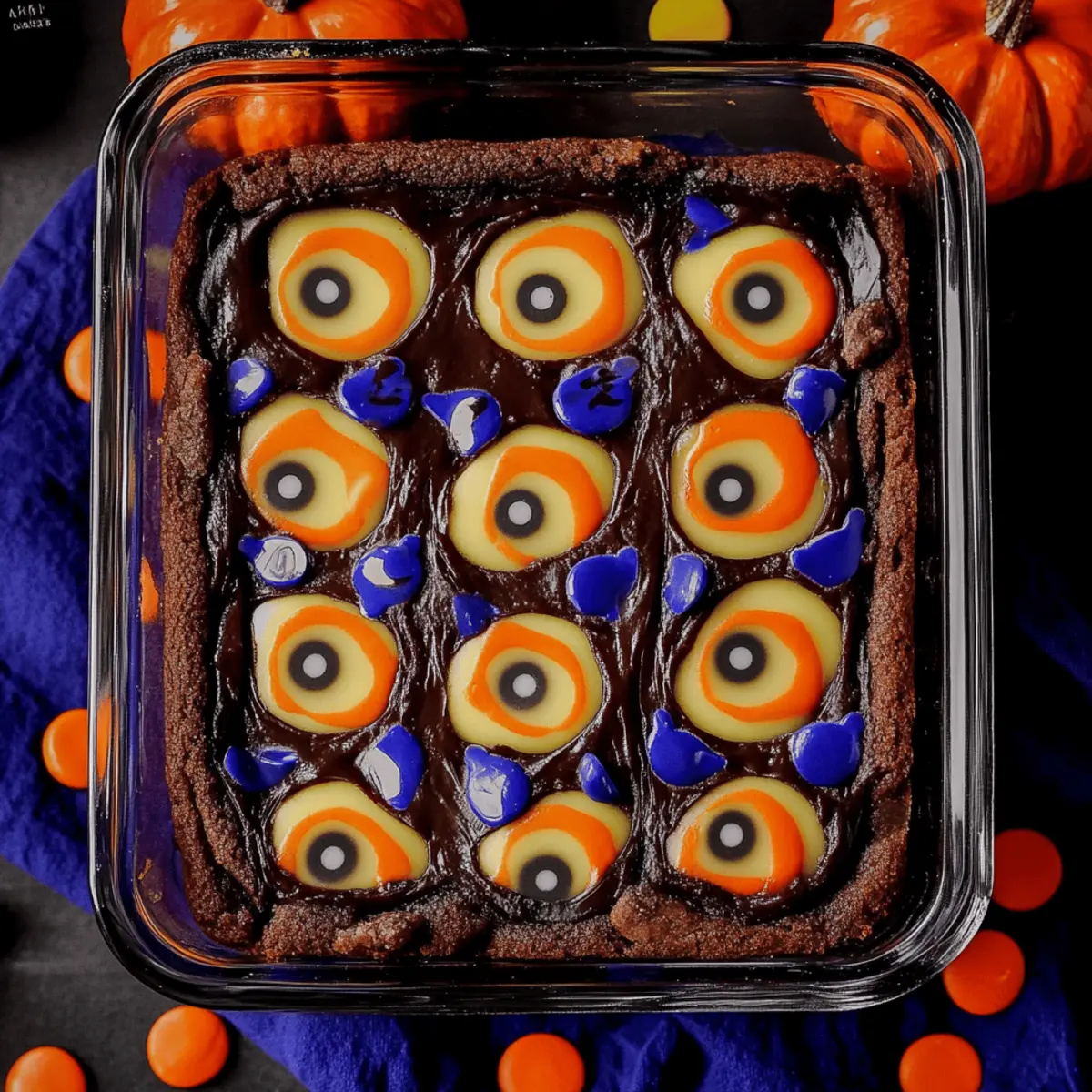 Easy Halloween Brookies Recipe with Brownies and Ghost Cookies