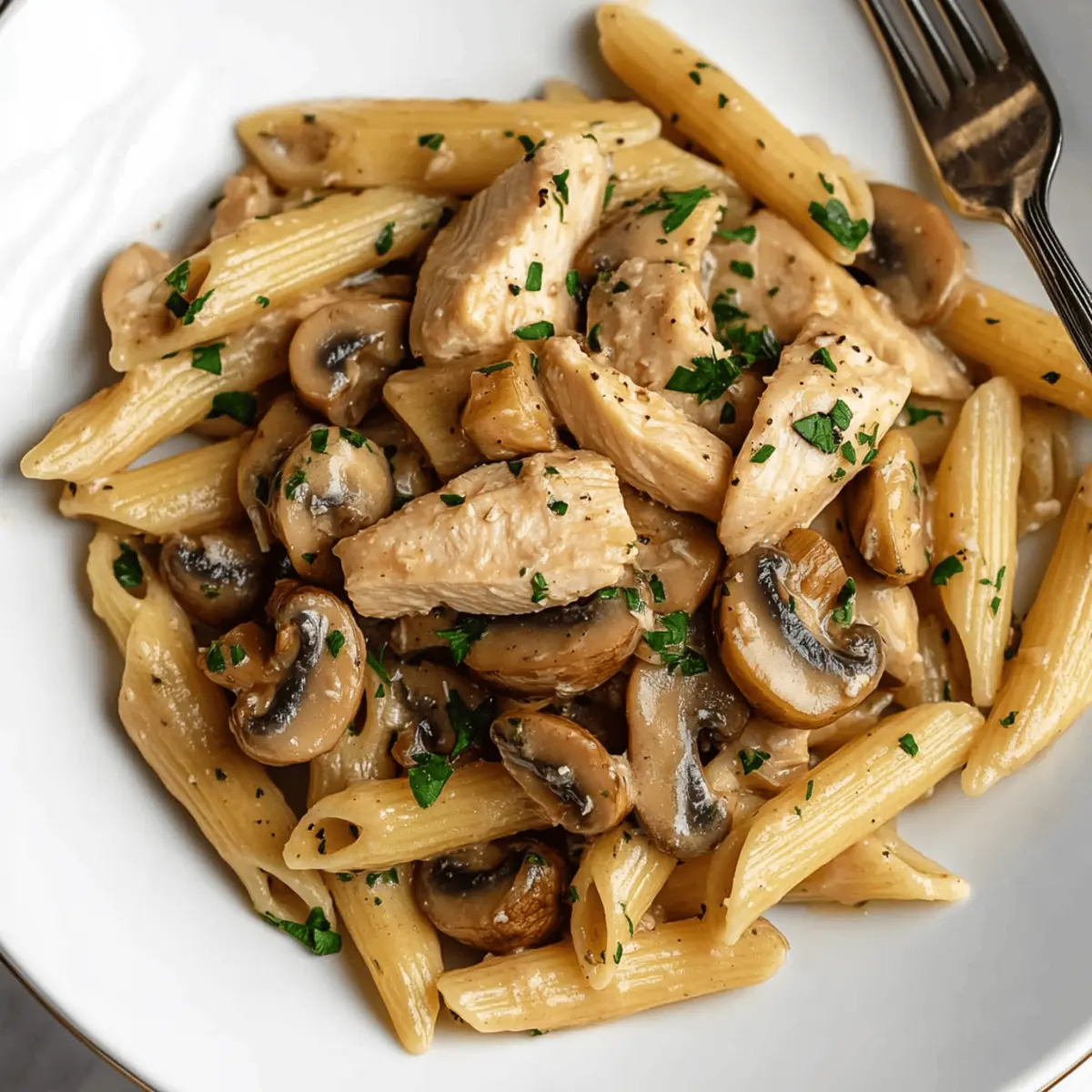 Easy Chicken and Mushroom Pasta Recipe Ready in Just 35 Minutes