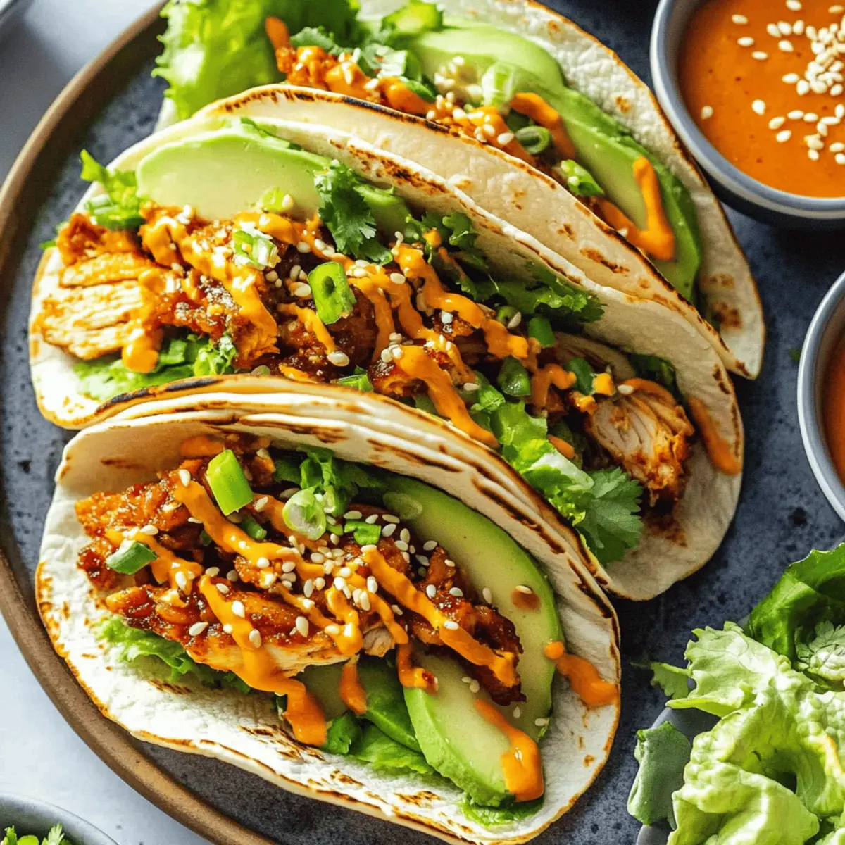 Irresistible Spicy Korean Chicken Tacos in 30 Minutes