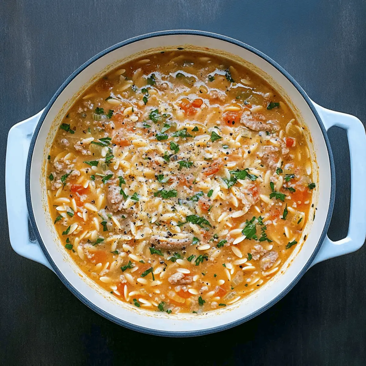 Delicious Marry Me Sausage Orzo Soup Recipe for Cozy Nights