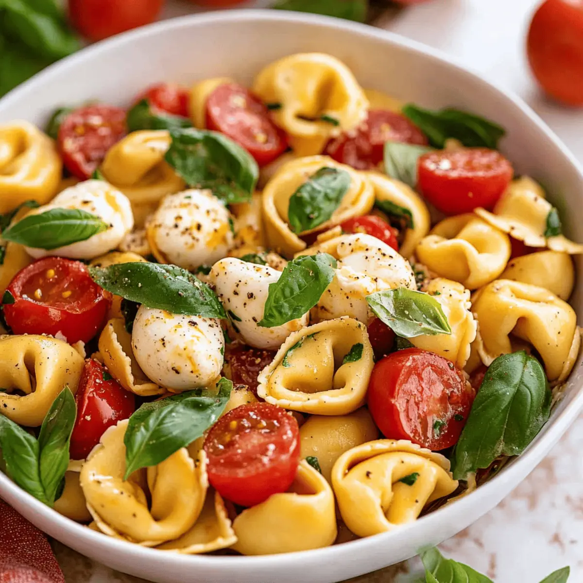 Delicious Tortellini Caprese Salad Ready in Just 25 Minutes
