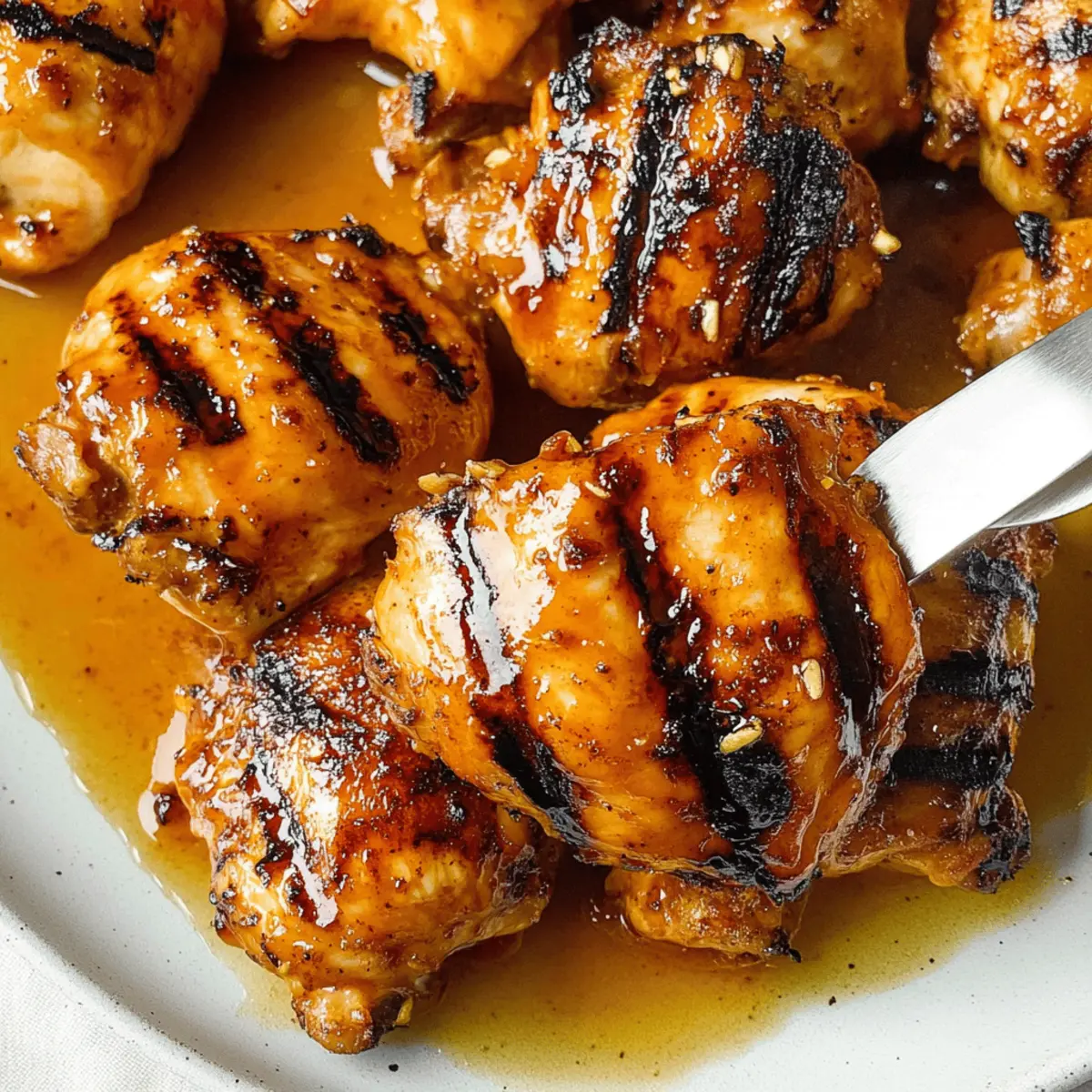 Grilled Honey Buffalo Chicken Thighs Recipe Ready in 15 Minutes