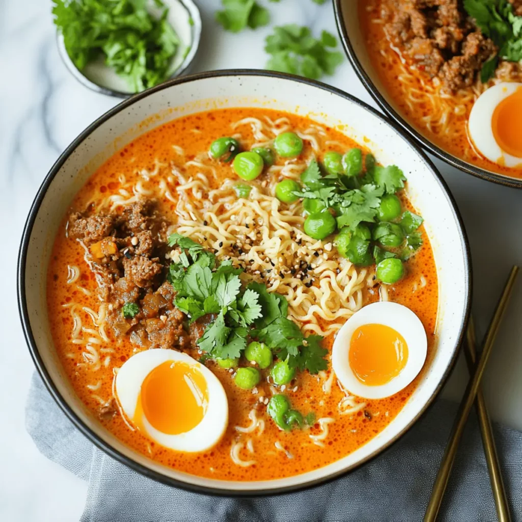 Spicy Coconut Curry Ramen