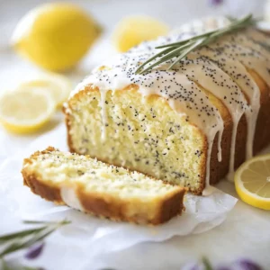 Lemon Poppy Seed Pound Cake