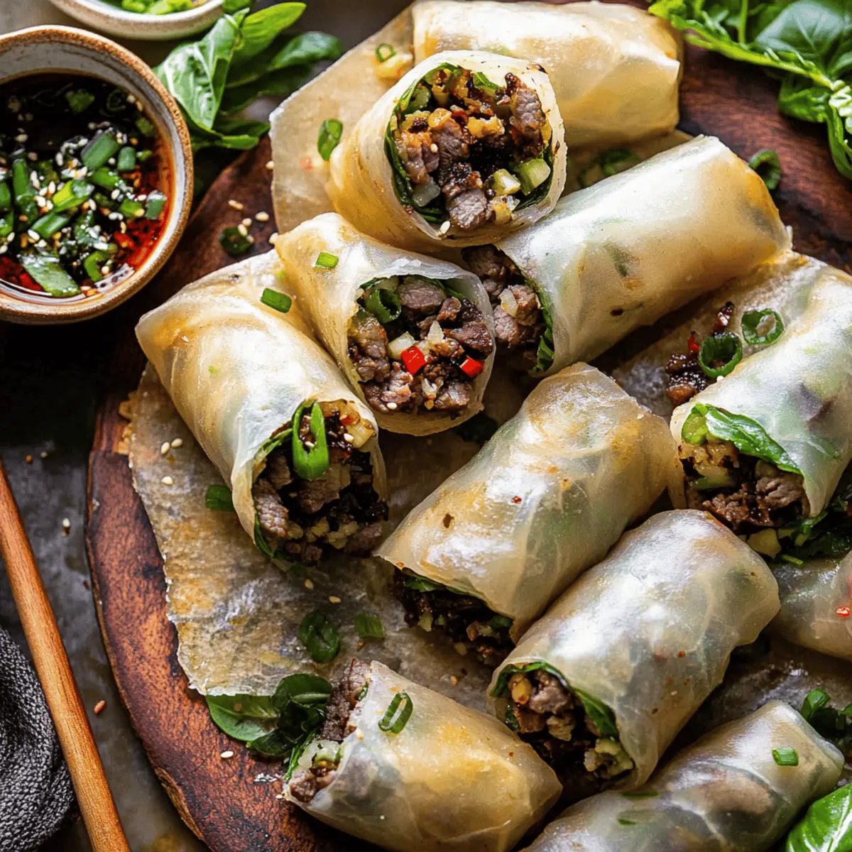 20 Minute Thai Basil Beef Rolls Recipe for Quick Weeknight Meals