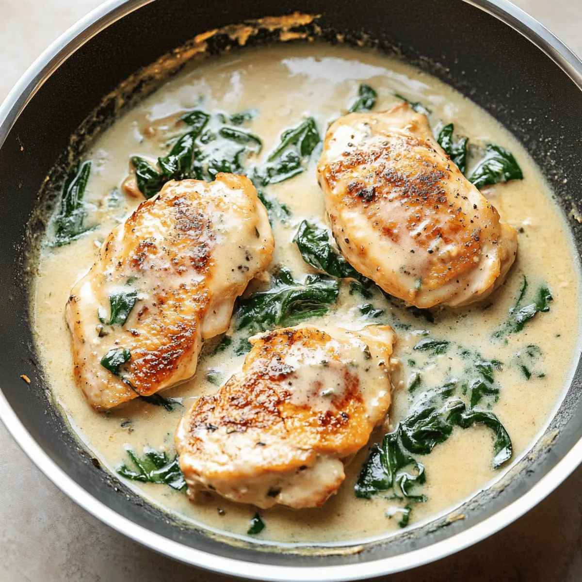Delicious Chicken Florentine Recipe with Creamy Spinach Sauce