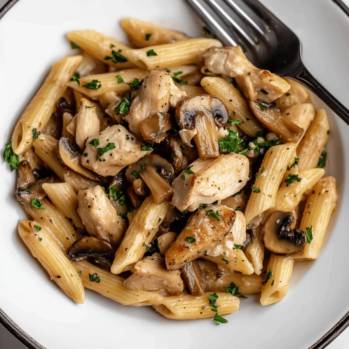 Easy Chicken and Mushroom Pasta Recipe Ready in Just 35 Minutes