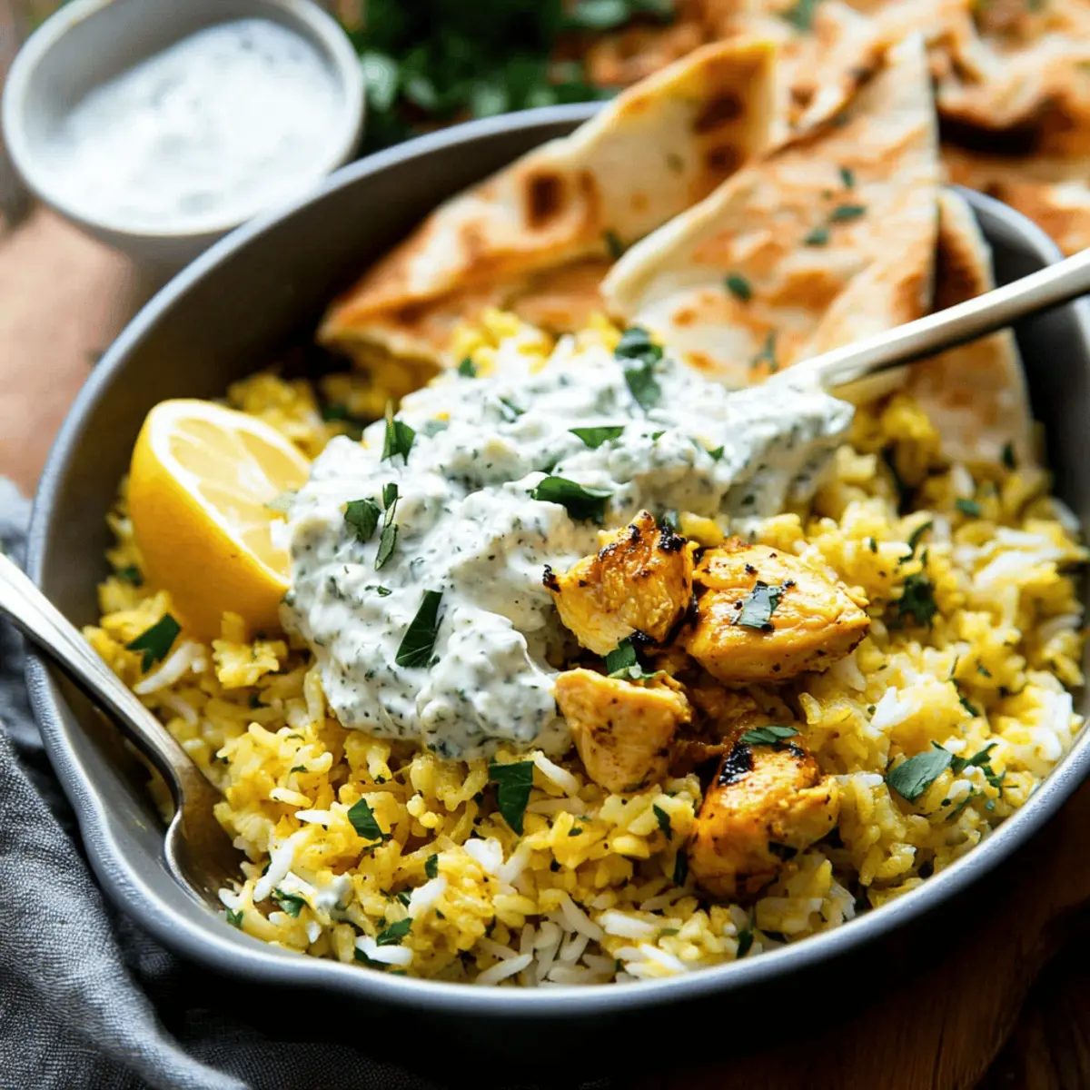 Delicious Dump-and-Bake Chicken Tzatziki with Rice Recipe