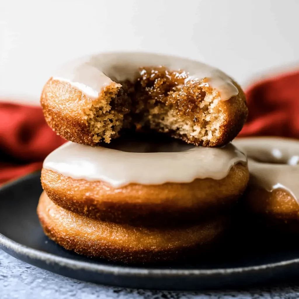 Pumpkin Donuts with Brown Sugar Glaze