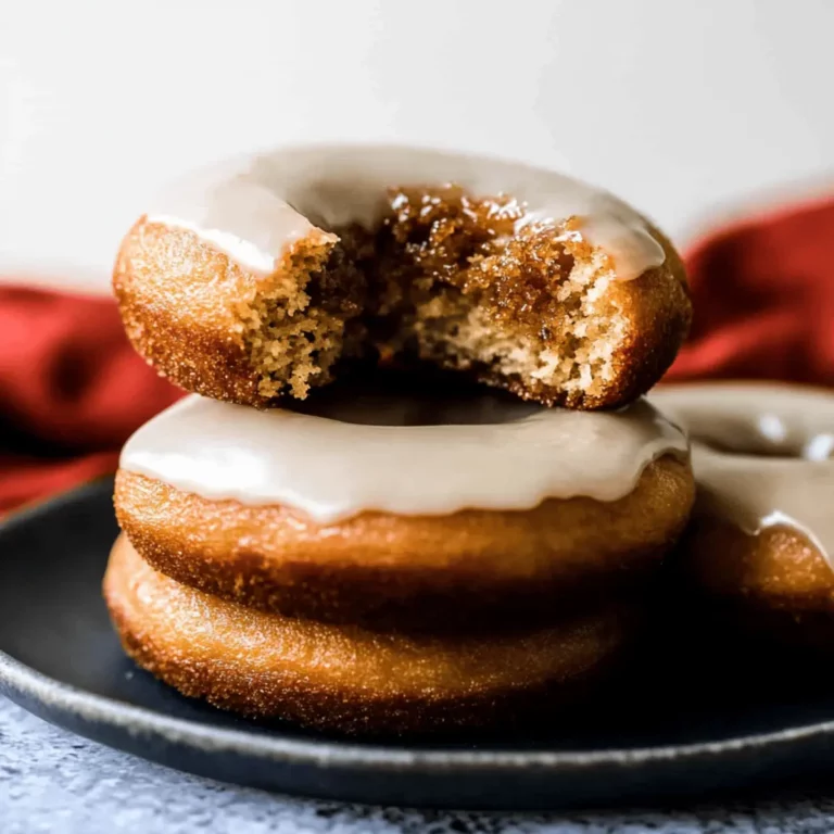 Pumpkin Donuts with Brown Sugar Glaze
