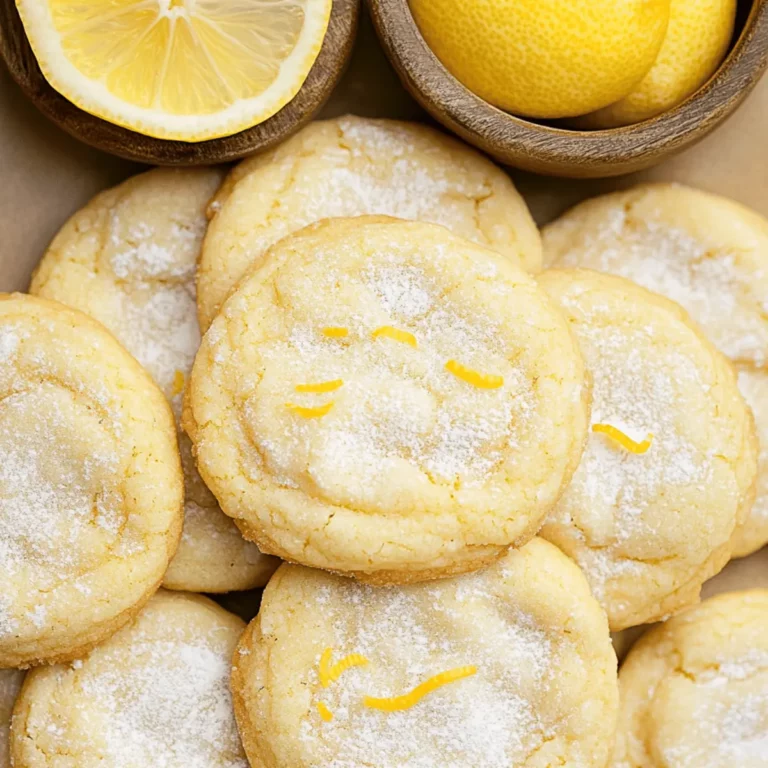 Soft & Chewy Lemon Cookies
