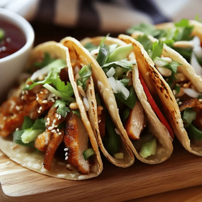 Chicken Wonton Tacos