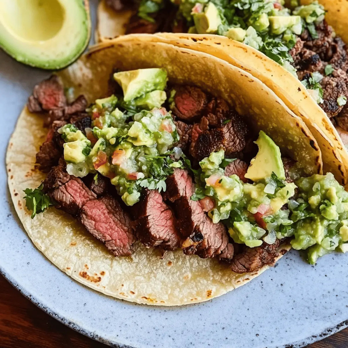 Delicious Grilled Steak Tacos with Avocado Salsa Recipe Guide