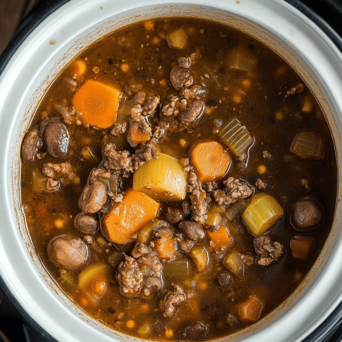 Spooky & Delicious Witches Brew Stew in a Slow Cooker Recipe