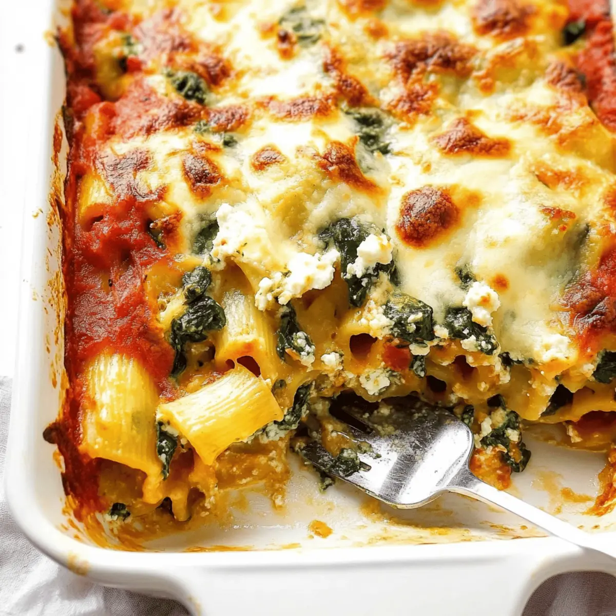 Delicious Spinach & Ricotta Pasta Bake Ready in 30 Minutes