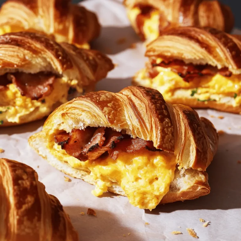 Croissant Breakfast Sandwiches