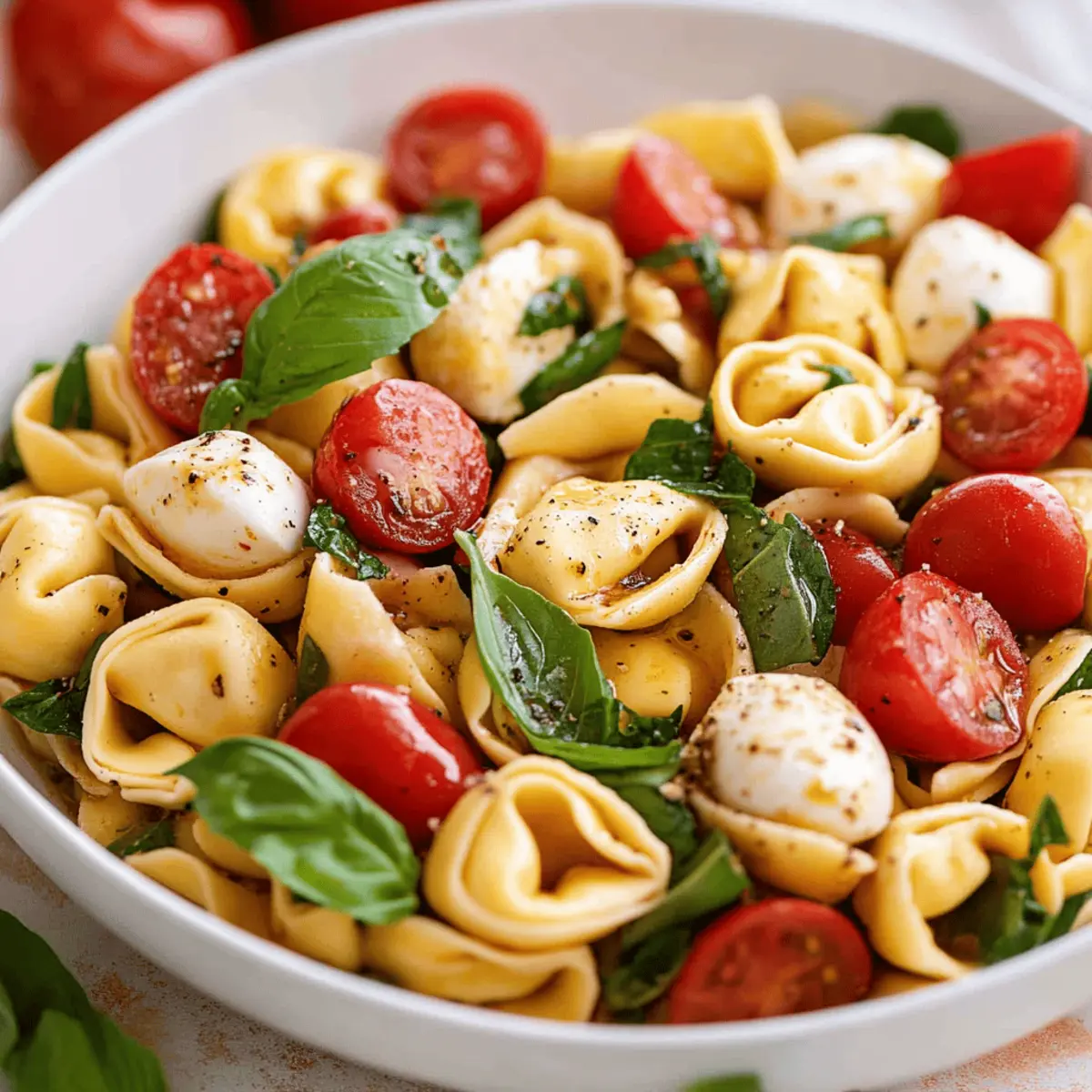 Delicious Tortellini Caprese Salad Ready in Just 25 Minutes