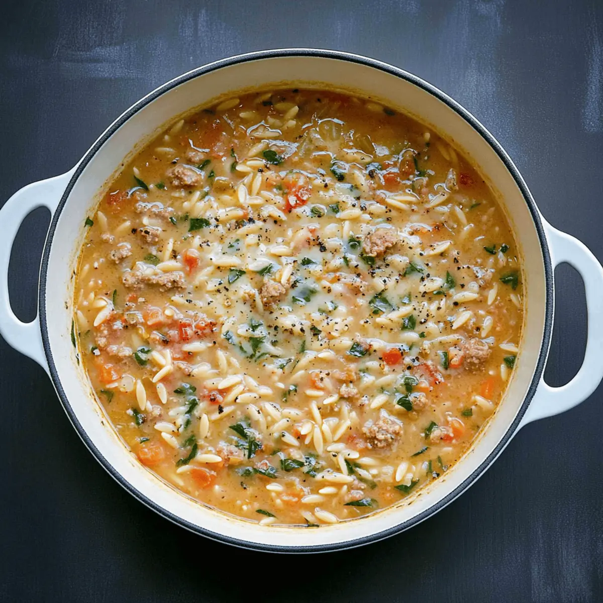 Delicious Marry Me Sausage Orzo Soup Recipe for Cozy Nights
