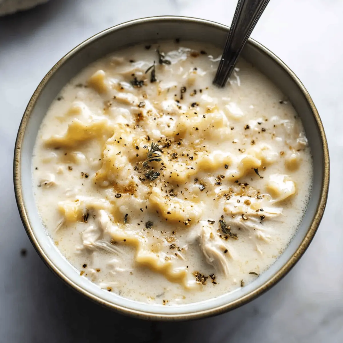 Creamy White Chicken Lasagna Soup Recipe Ready in 30 Minutes
