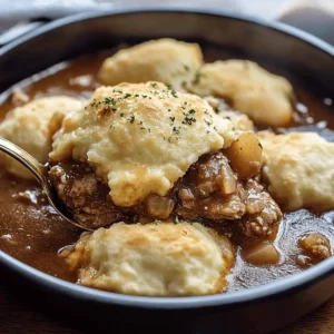 Delicious Beef Stew and Dumplings