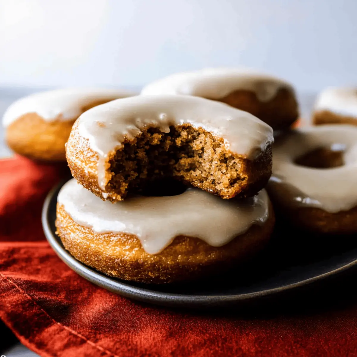 Delicious Baked Pumpkin Donuts with Brown Sugar Glaze Recipe