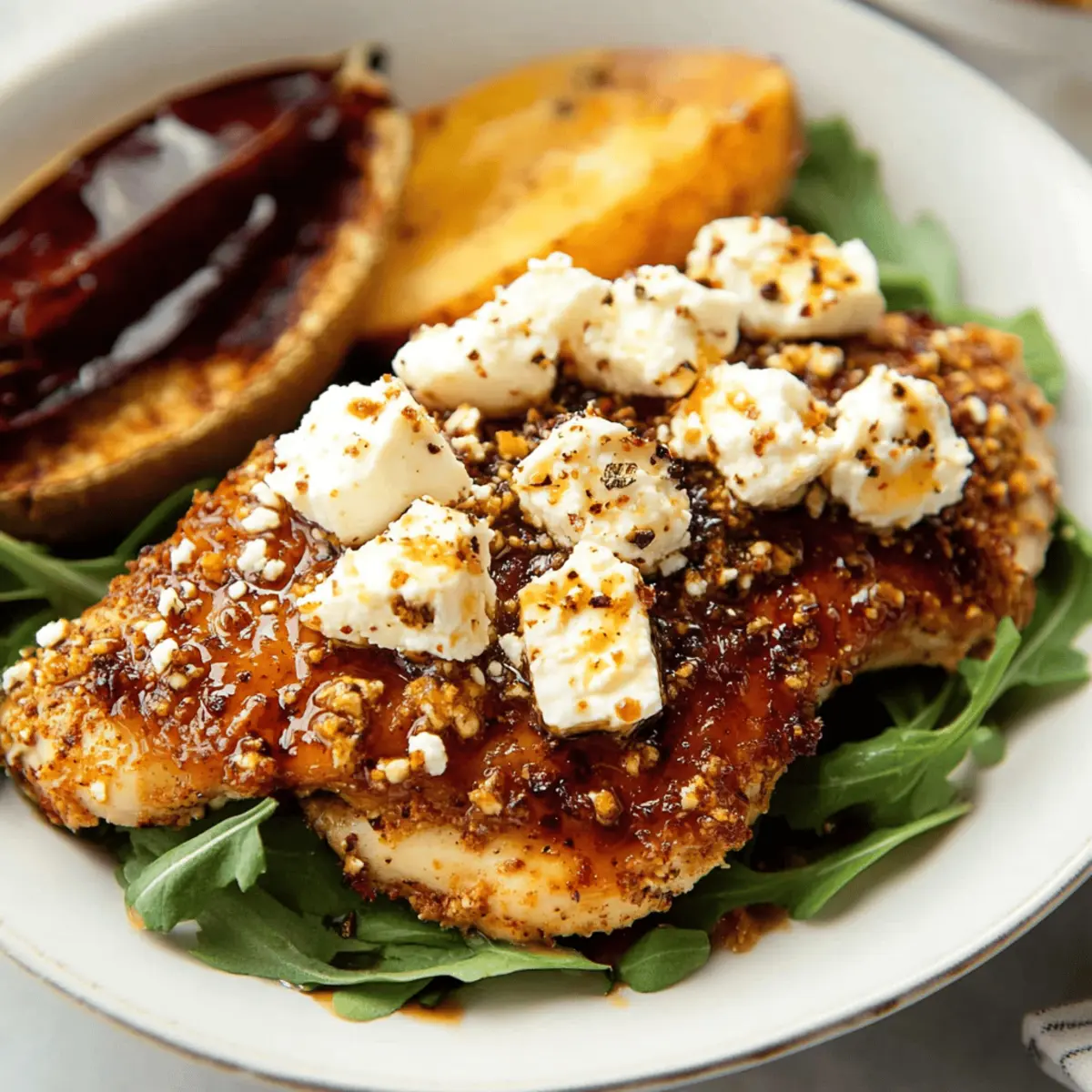 Artisan Hot Honey Infused Feta Chicken with Crispy Coating