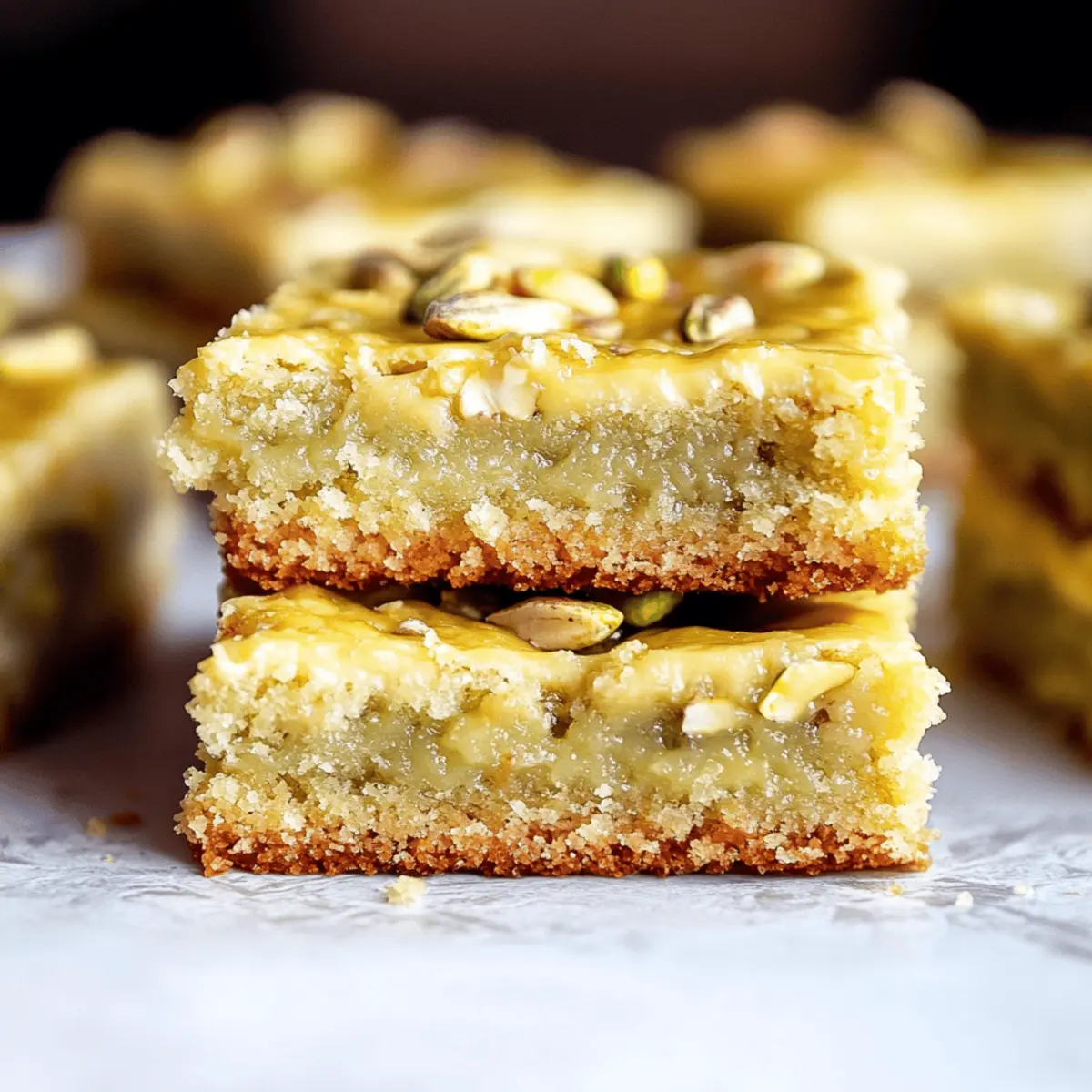 Pistachio Gooey Butter Cake
