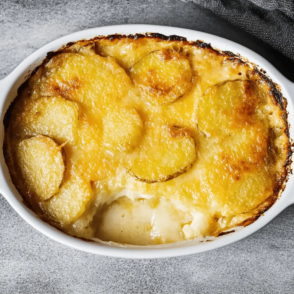 cheesy gratin potatoes
